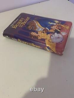 RARE Walt Disney's Beauty and The Beast VHS 1992 Black Diamond Classic