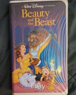 RARE Walt Disney's Beauty and The Beast VHS 1992 Black Diamond Classic Vintage