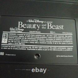 RARE Walt Disney's Beauty and The Beast VHS 1992 Black Diamond Classic Vintage