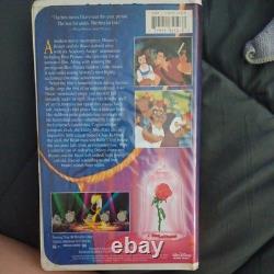 RARE Walt Disney's Beauty and The Beast VHS 1992 Black Diamond Classic Vintage