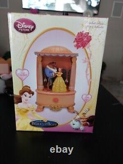 Rare Beauty And The Beast Disney Light Up Diorama Belle Trinket Box
