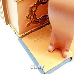 Rare DISNEY'S Belle Beauty and the Beast Double sided Book Snow Globe Music box