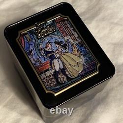Rare Disney Beauty And The Beast Princess Belle Stained Glass Watch