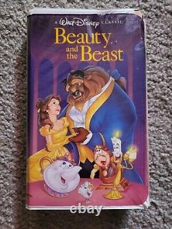 Rare Disney Beauty And The Beast Vhs Black Diamond 92