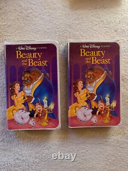 Rare Disney Beauty and the Beast VHS's (Black Diamond Classic Edition)