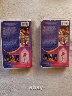 Rare Disney Beauty and the Beast VHS's (Black Diamond Classic Edition)