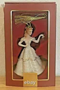 Rare Disney Lenox Showcase Beauty And The Beast Belle Ornament Figurine Box