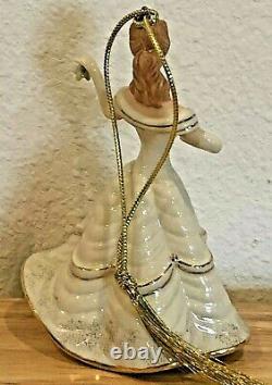 Rare Disney Lenox Showcase Beauty And The Beast Belle Ornament Figurine Box