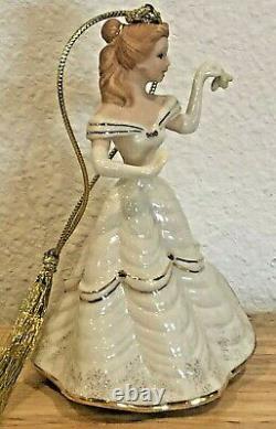 Rare Disney Lenox Showcase Beauty And The Beast Belle Ornament Figurine Box