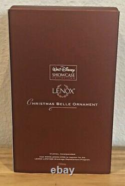 Rare Disney Lenox Showcase Beauty And The Beast Belle Ornament Figurine Box