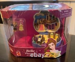 Rare Disney Princess Belle Beauty and the Beast Compact Playset