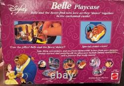 Rare Disney Princess Belle Beauty and the Beast Compact Playset