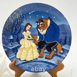 Rare Disney Treasured Moments Beauty and the Beast /certificate