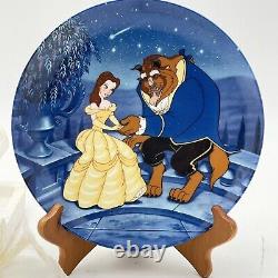 Rare Disney Treasured Moments Beauty and the Beast /certificate