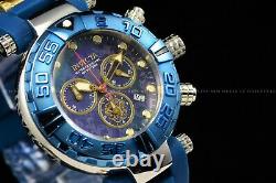 Rare Invicta 47mm Disney BEAUTY AND THE BEAST Lim Ed xxx/500 Blue Swiss 6J Watch