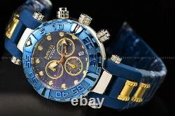 Rare Invicta 47mm Disney BEAUTY AND THE BEAST Lim Ed xxx/500 Blue Swiss 6J Watch