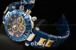 Rare Invicta 47mm Disney BEAUTY AND THE BEAST Lim Ed xxx/500 Blue Swiss 6J Watch