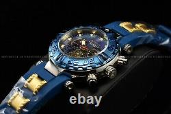 Rare Invicta 47mm Disney BEAUTY AND THE BEAST Lim Ed xxx/500 Blue Swiss 6J Watch