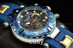 Rare Invicta 47mm Disney BEAUTY AND THE BEAST Lim Ed xxx/500 Blue Swiss 6J Watch