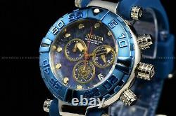 Rare Invicta 47mm Disney BEAUTY AND THE BEAST Lim Ed xxx/500 Blue Swiss 6J Watch