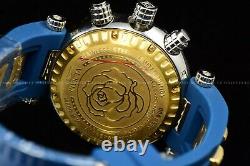 Rare Invicta 47mm Disney BEAUTY AND THE BEAST Lim Ed xxx/500 Blue Swiss 6J Watch