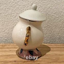 Rare Kato Kogei Japan Sugar Pot Beauty And The Beast Says Chip On The Bottom