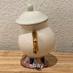 Rare Kato Kogei Japan Sugar Pot Beauty And The Beast Says Chip On The Bottom