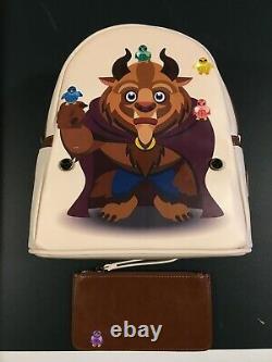 Rare Loungefly Disney Beauty & The Beast Chibi Mini Backpack New With Tags