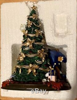 Rare Vintage Disney Beauty And The Beast Christmas Tree Statue Figurine