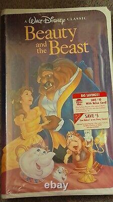 Rare! Walt Disney's Beauty and The Beast SEALED Black Diamond The Classics