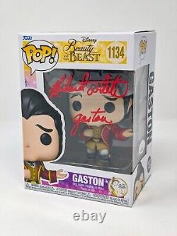 Richard White Disney Beauty and the Beast Gaston #1134 Signed Funko Pop JSA Cert
