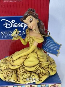 SIGNED Disney Jim Shore Beauty & The Beast Belle And Chip Curious And Kind