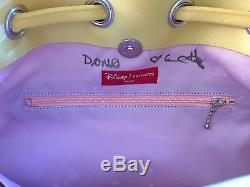 SIGNED MRS POTTS HOPPER BAG + Dust Cover Harvey Seatbelt Disney Beauty Beast