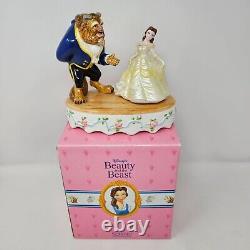 Schmid Disney Beauty and the Beast Belle Dancing Ceramic Music Box With Box