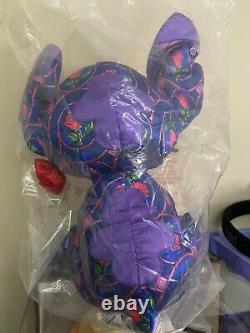 Set of 4 Stitch Crashes Disney Plush Beauty Beast Pinocchio Lion King Aladdin