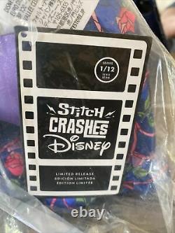 Set of 4 Stitch Crashes Disney Plush Beauty Beast Pinocchio Lion King Aladdin