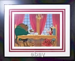 Signed Disney Beauty Beast Limited Edition cel hand painted robby benson cell