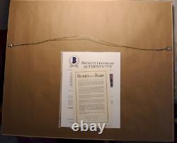 Signed Disney Beauty Beast Limited Edition cel hand painted robby benson cell