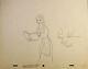 Signed Paige O'Hara voice Disney Beauty Beast Original Production Drawing