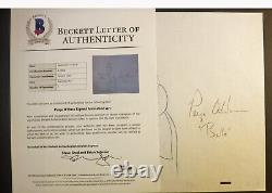 Signed Paige O'Hara voice Disney Beauty Beast Original Production Drawing