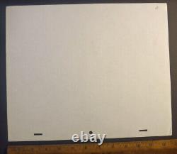 Signed Paige O'Hara voice Disney Beauty Beast Original Production Drawing