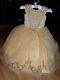Size 4 Disney Store Limited Edition Beauty and the Beast Belle Costume Dress New