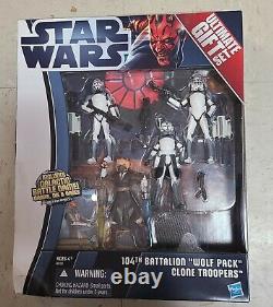 Star Wars Ultimate Gift Set 104TH BATTALION Wolf Pack Clone Troopers Clone Wars