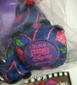 Stitch Crashes Disney Beauty and the Beast Plush and Pin Limited Edition