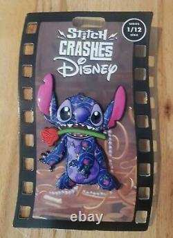Stitch Crashes Disney Pin Beauty and the Beast Limited Edition