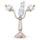 Swarovski Beauty And The Beast Lumi&egrave;re Figurine Decoration, Gold Tone, 5714329