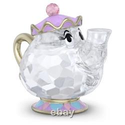 Swarovski Crystal Beauty And The Beast Mrs. Potts Figurine Decoration 5714992
