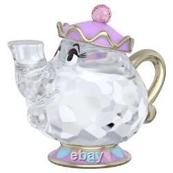 Swarovski Crystal Beauty And The Beast Mrs. Potts Figurine Decoration 5714992