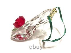 Swarovski Crystal Belle Inspired Shoe Ornament Disney Beauty &Beast 5384696