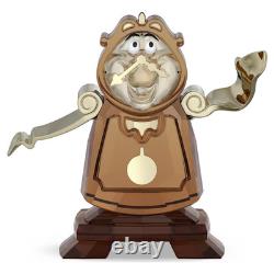 Swarovski Crystal Disney Beauty And The Beast Cogsworth Figurine 5714739